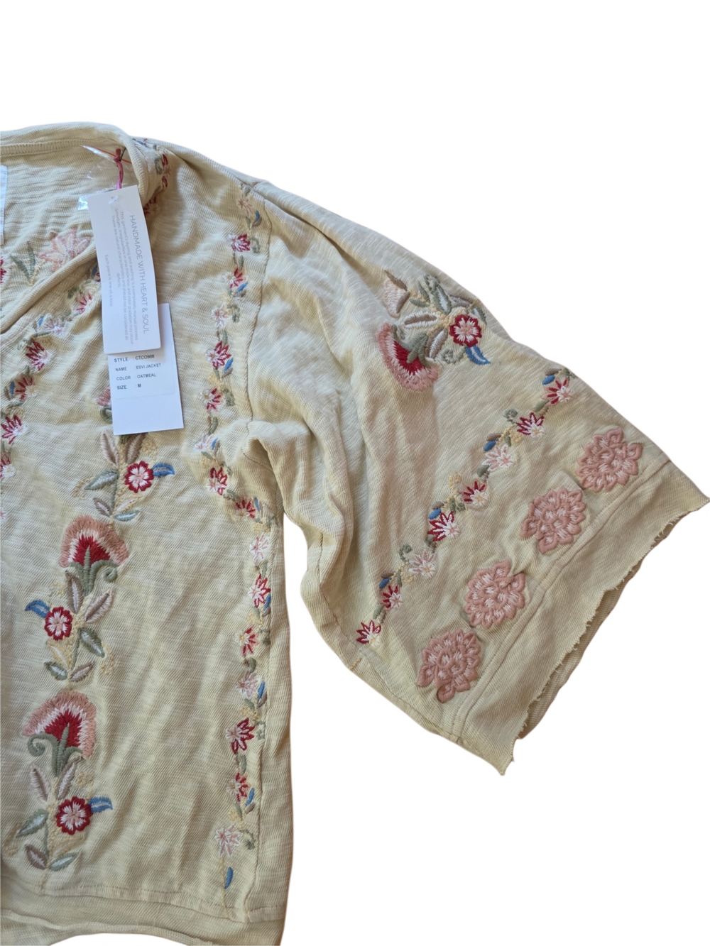 Handmade Embroidered Cardigan - Picture 4 of 4